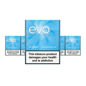 EVO Aquamarine sticks voor Ploom AURA en Ploom X – slof met 200 sticks