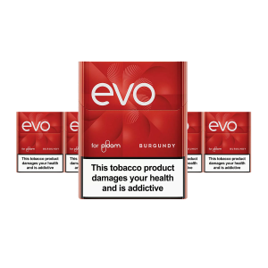 EVO Burgundy sticks voor Ploom AURA en Ploom X – slof met 200 sticks