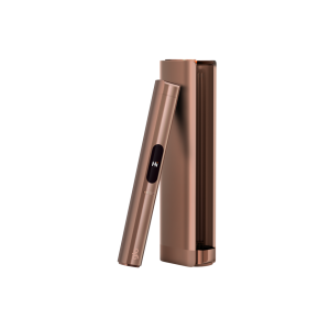 GLO Hilo Plus Amber – premium tabaksverhitter in warm barnsteengoud