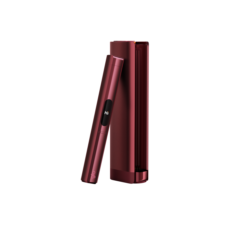 GLO Hilo Plus Ruby – premium tabaksverhitter in krachtig robijnrood GLO Hilo Plus Ruby – premium tabaksverhitter in krachtig robijnrood