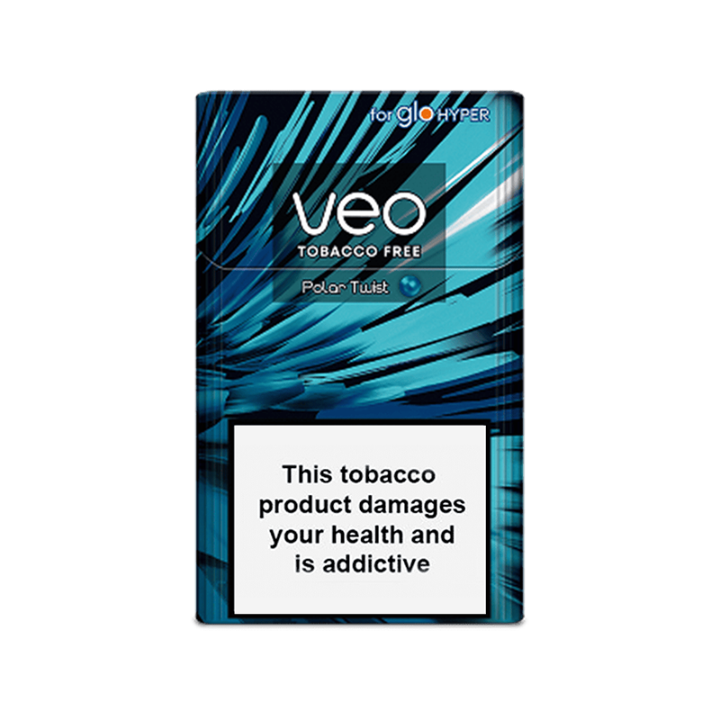 VEO Polar Twist sticks voor glo Hyper – slof met 200 sticks VEO Polar Twist sticks voor glo Hyper – slof met 200 sticks
