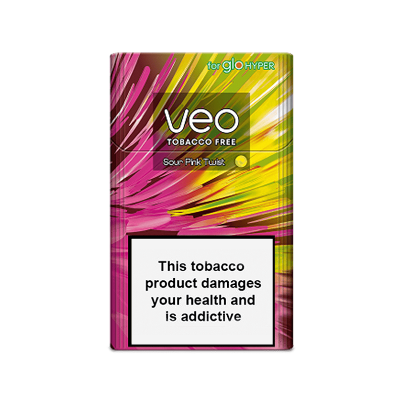 VEO Sour Pink Twist sticks voor glo Hyper – slof met 200 sticks VEO Sour Pink Twist sticks voor glo Hyper – slof met 200 sticks