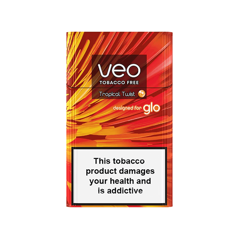 VEO Tropical Twist sticks voor glo Hyper – slof met 200 sticks VEO Tropical Twist sticks voor glo Hyper – slof met 200 sticks